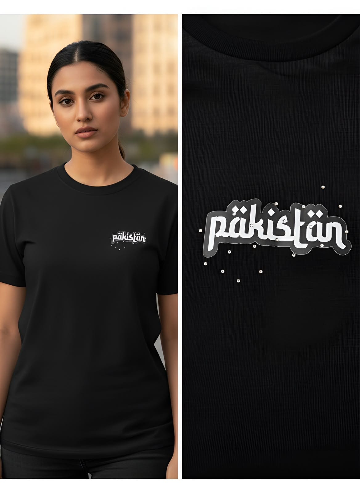 Pak Essence Tee – Oversized Black Cotton - Image 3