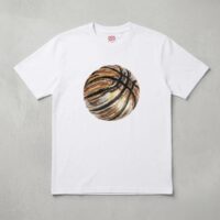 Graphic Flex Tee – Oversized White Cotton