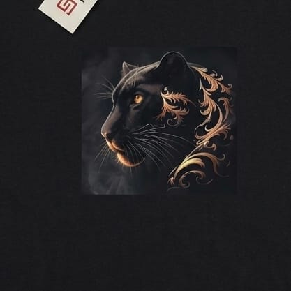 Oversized Cotton Lion Graphic T‑Shirt - Image 4